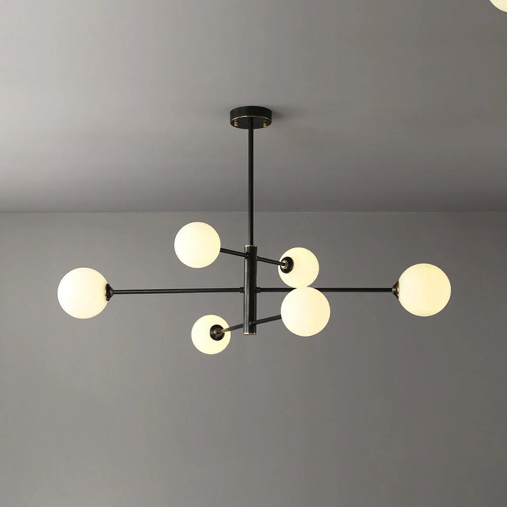 Lustre Moderne à Globes en Verre – Véga