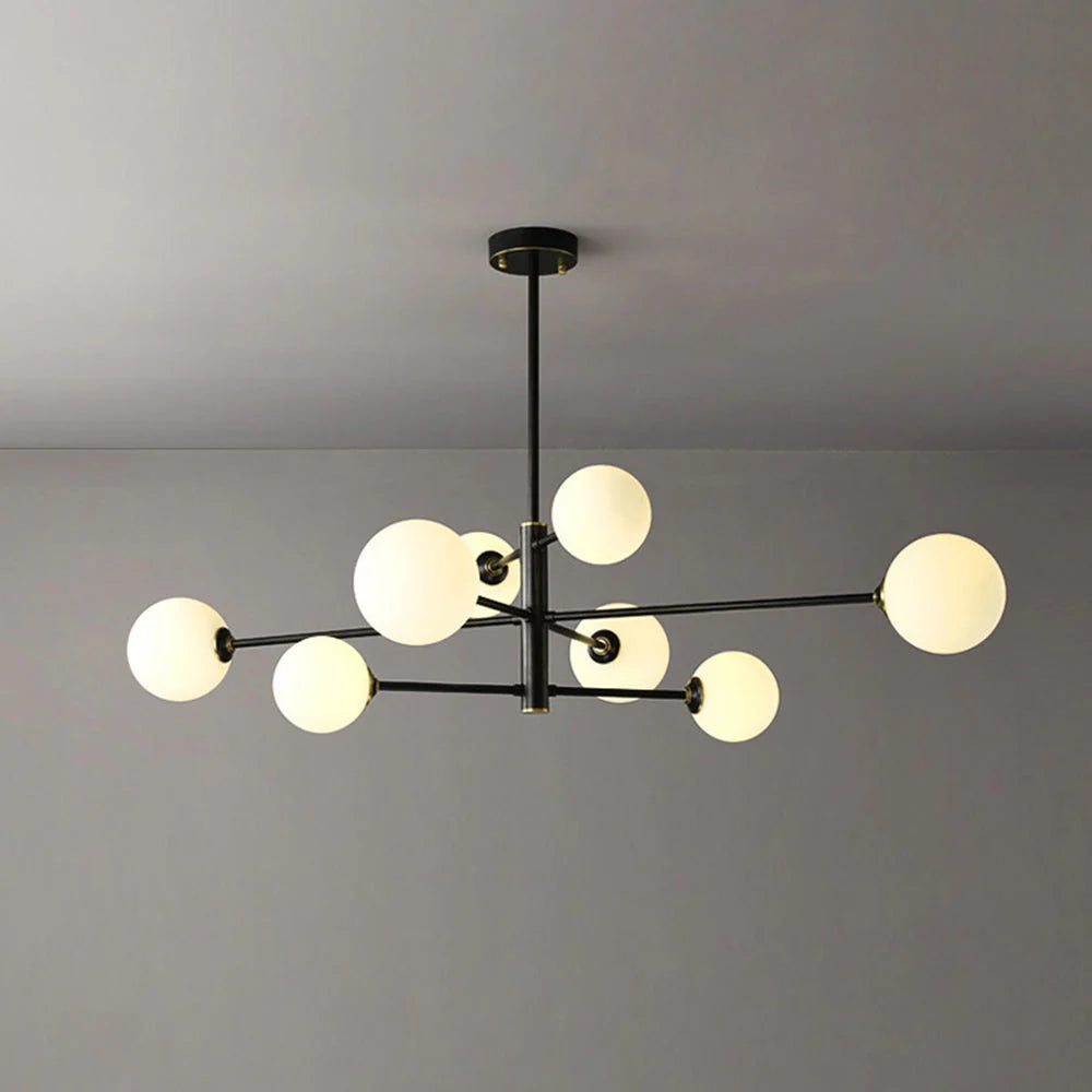 Lustre Moderne à Globes en Verre – Véga