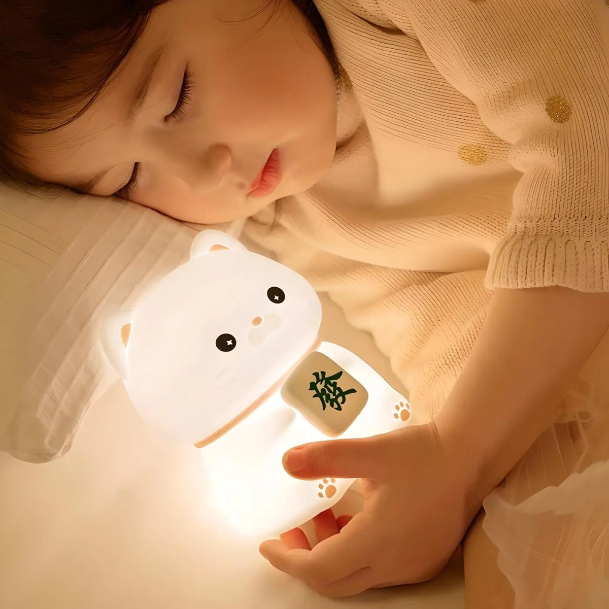 Veilleuse Chat Tactile – Plovo