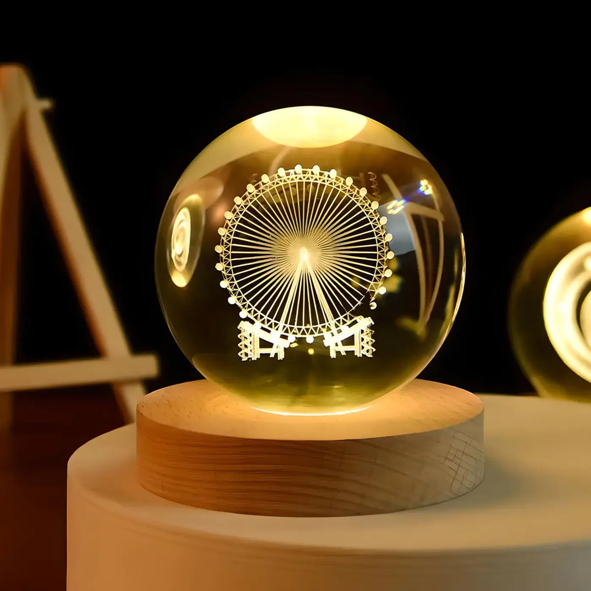 Veilleuse Grande Roue en Cristal – Brodan