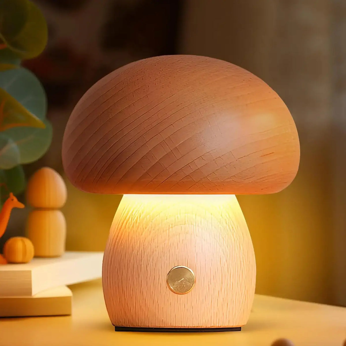 Veilleuse Champignon en Bois – Brono