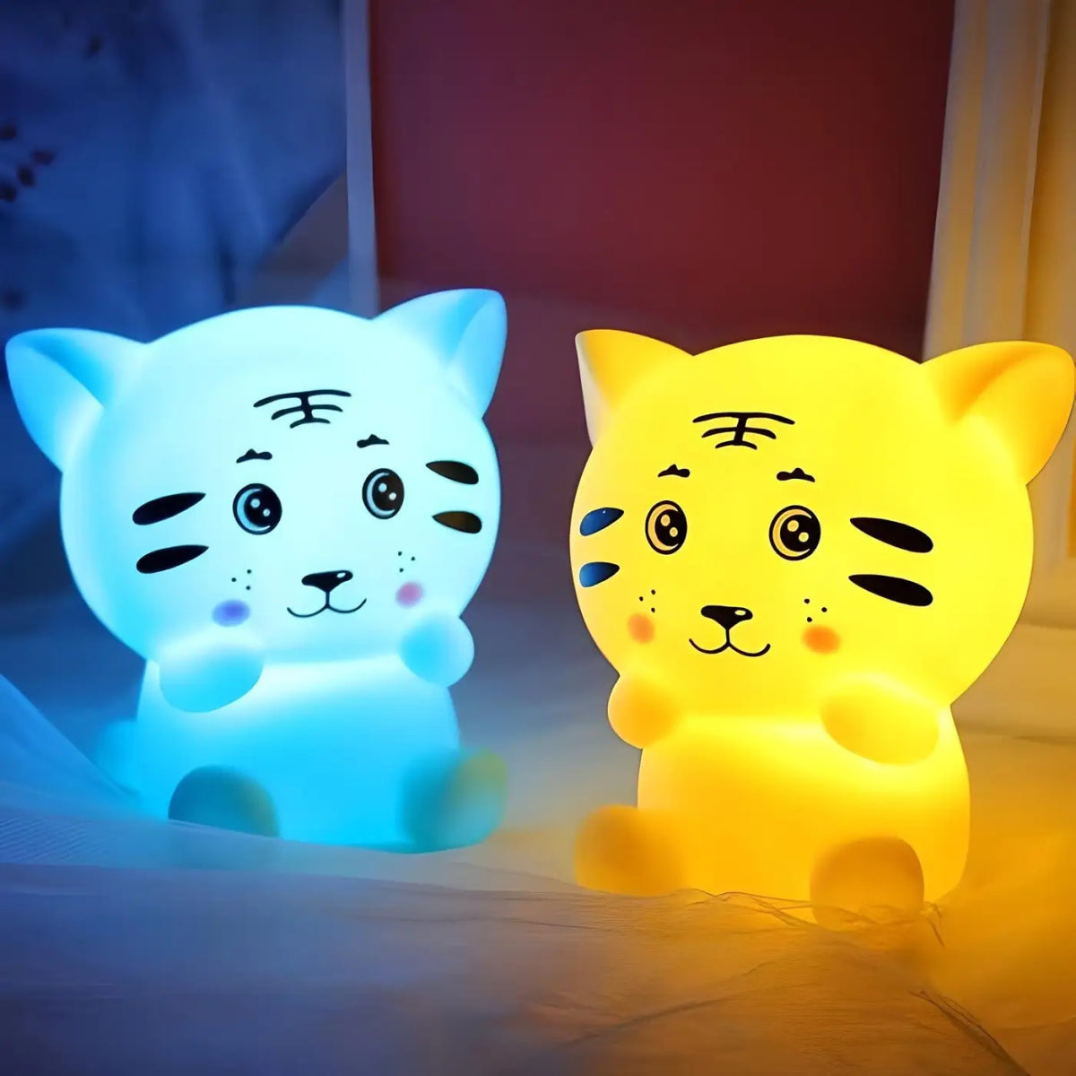 Veilleuse Enfant Douce en Quatre Coloris – Bradis