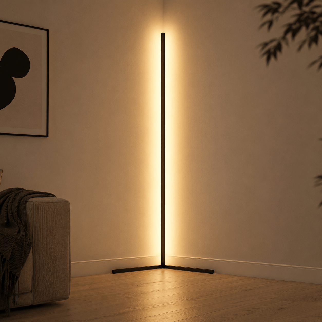 Lampadaire d'Angle LED – Vela