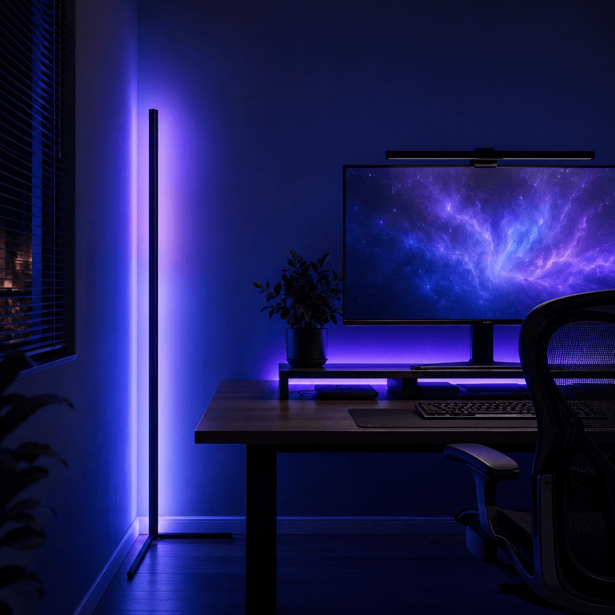 Lampadaire d'Angle LED – Vela