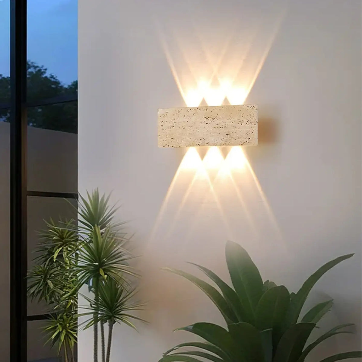 Applique Extérieure en Pierre Naturelle – Lodia