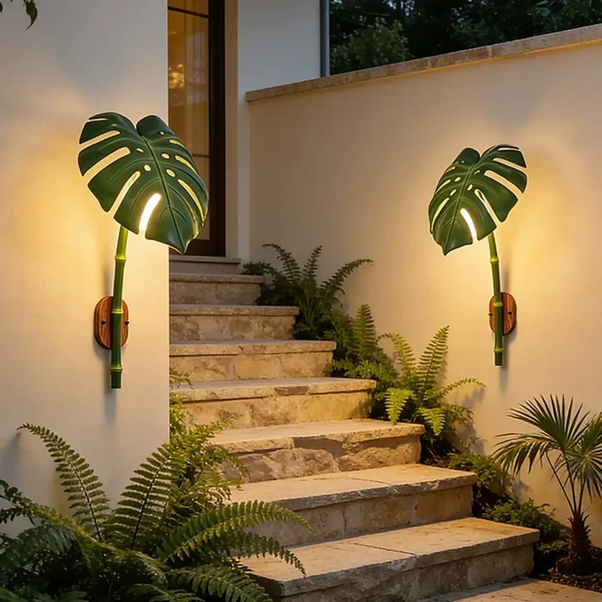 Applique Extérieure Feuille Tropicale – Sivon