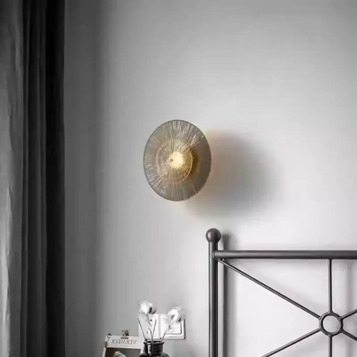 Applique Murale LED Soleil Dorée – Bonio