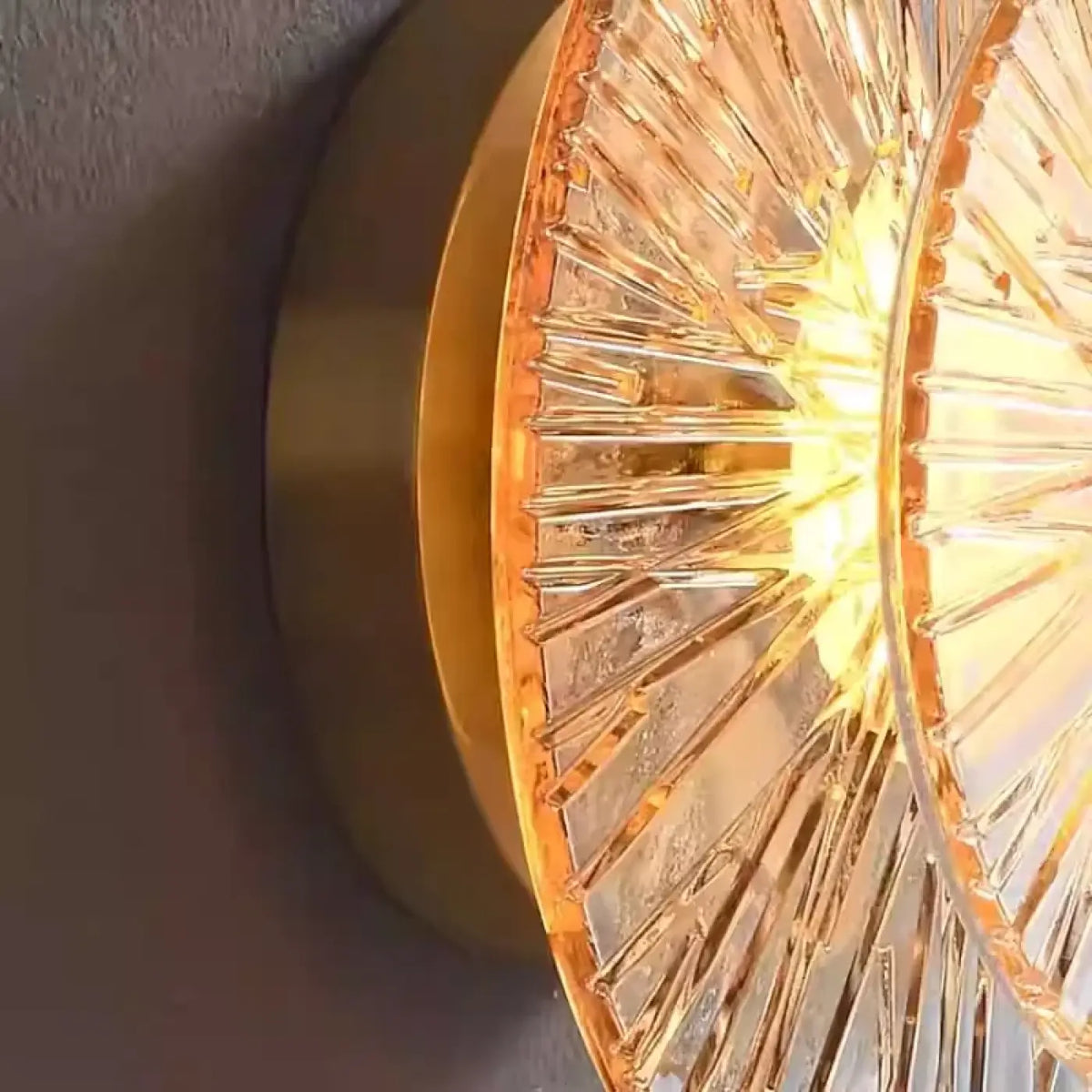Applique Murale LED Soleil Dorée – Bonio