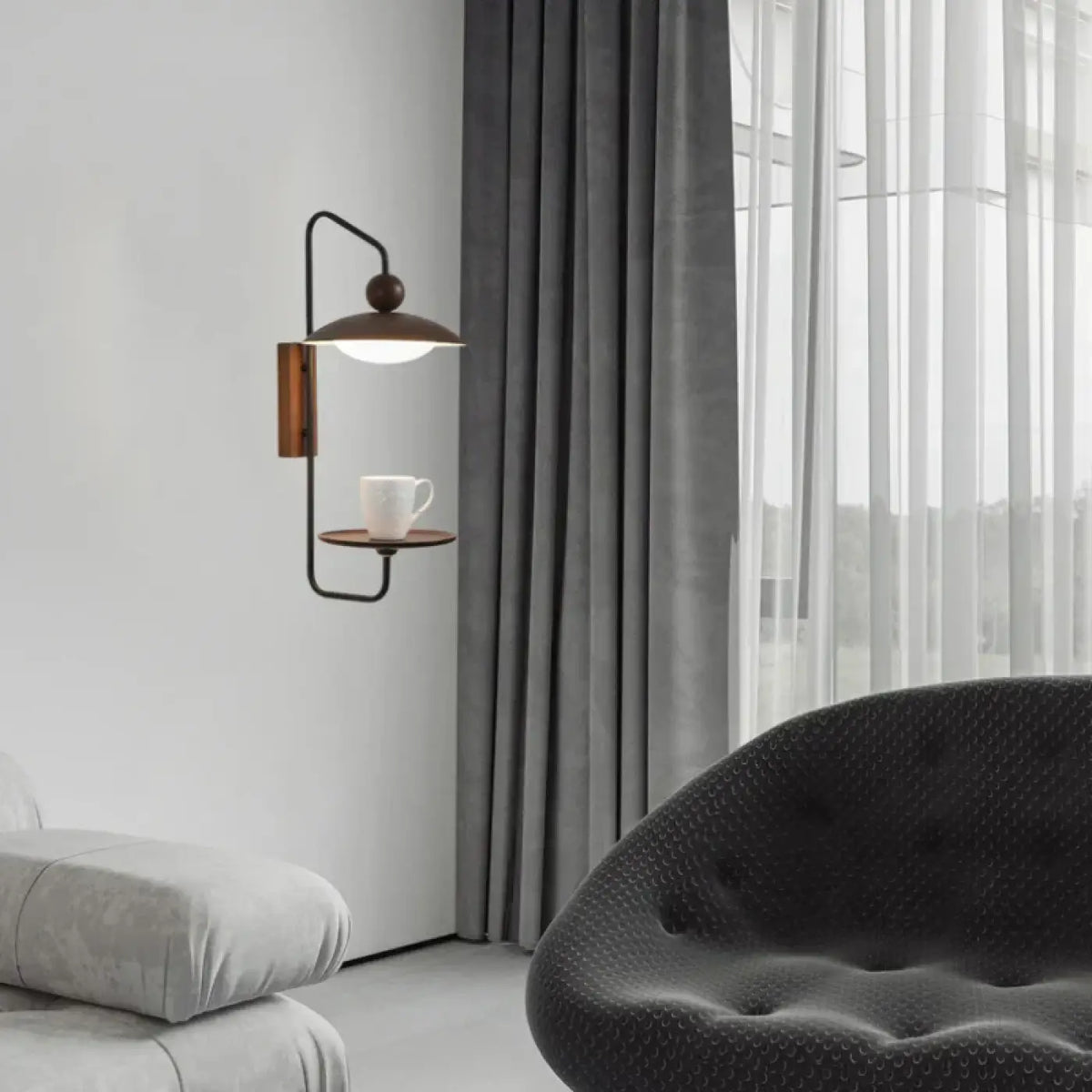 Applique Murale Scandinave Bois et Métal – Kadane