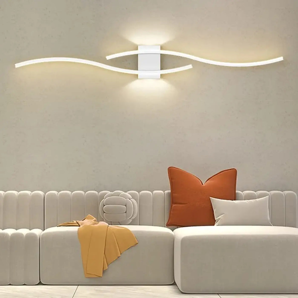 Applique Murale LED Double Vague Acrylique – Férel