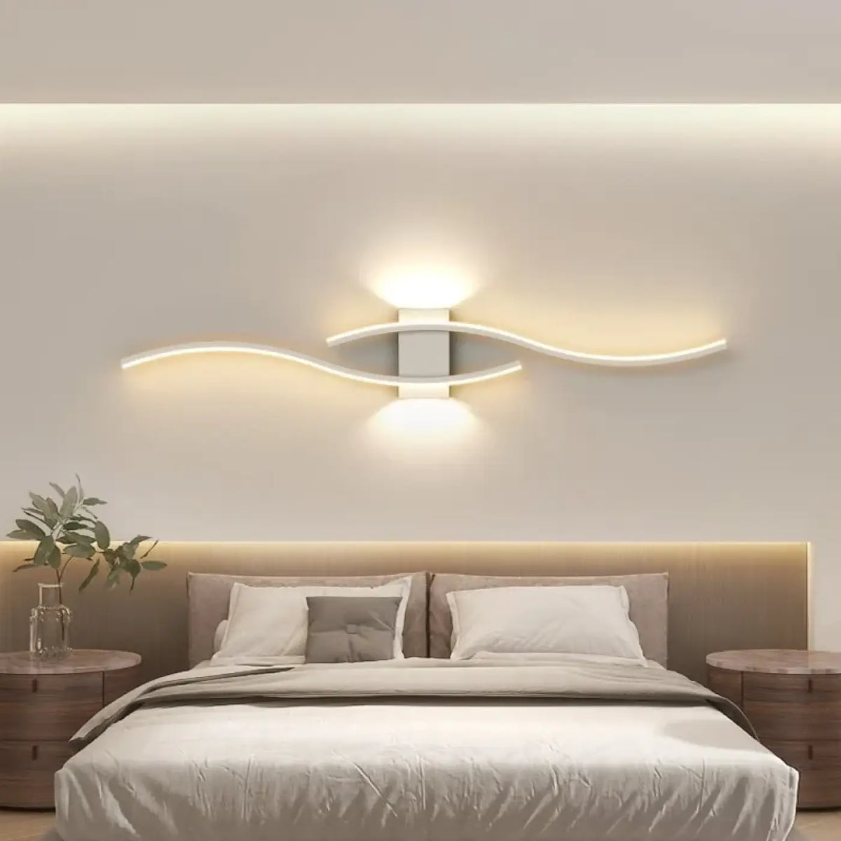 Applique Murale LED Double Vague Acrylique – Férel