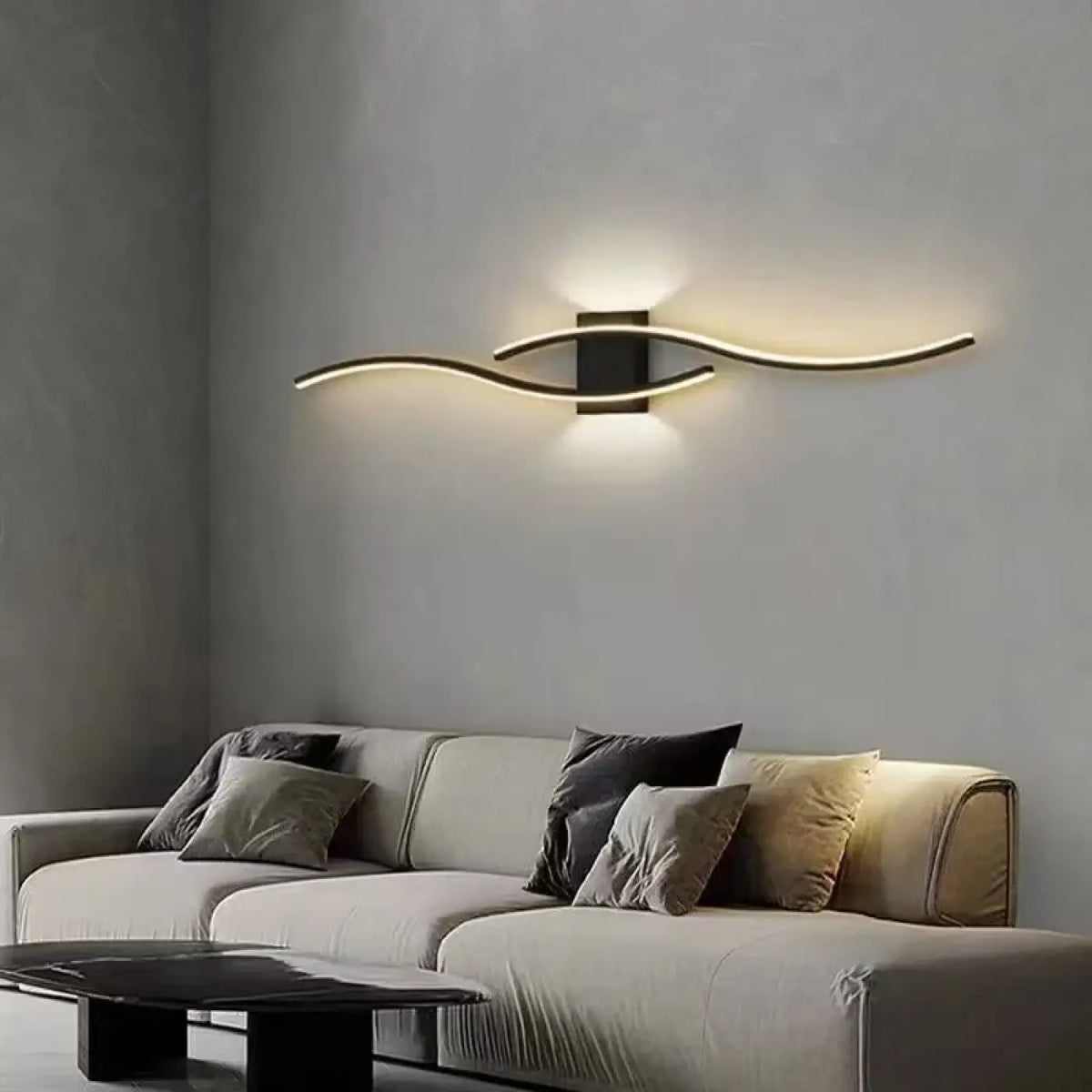 Applique Murale LED Double Vague Acrylique – Férel
