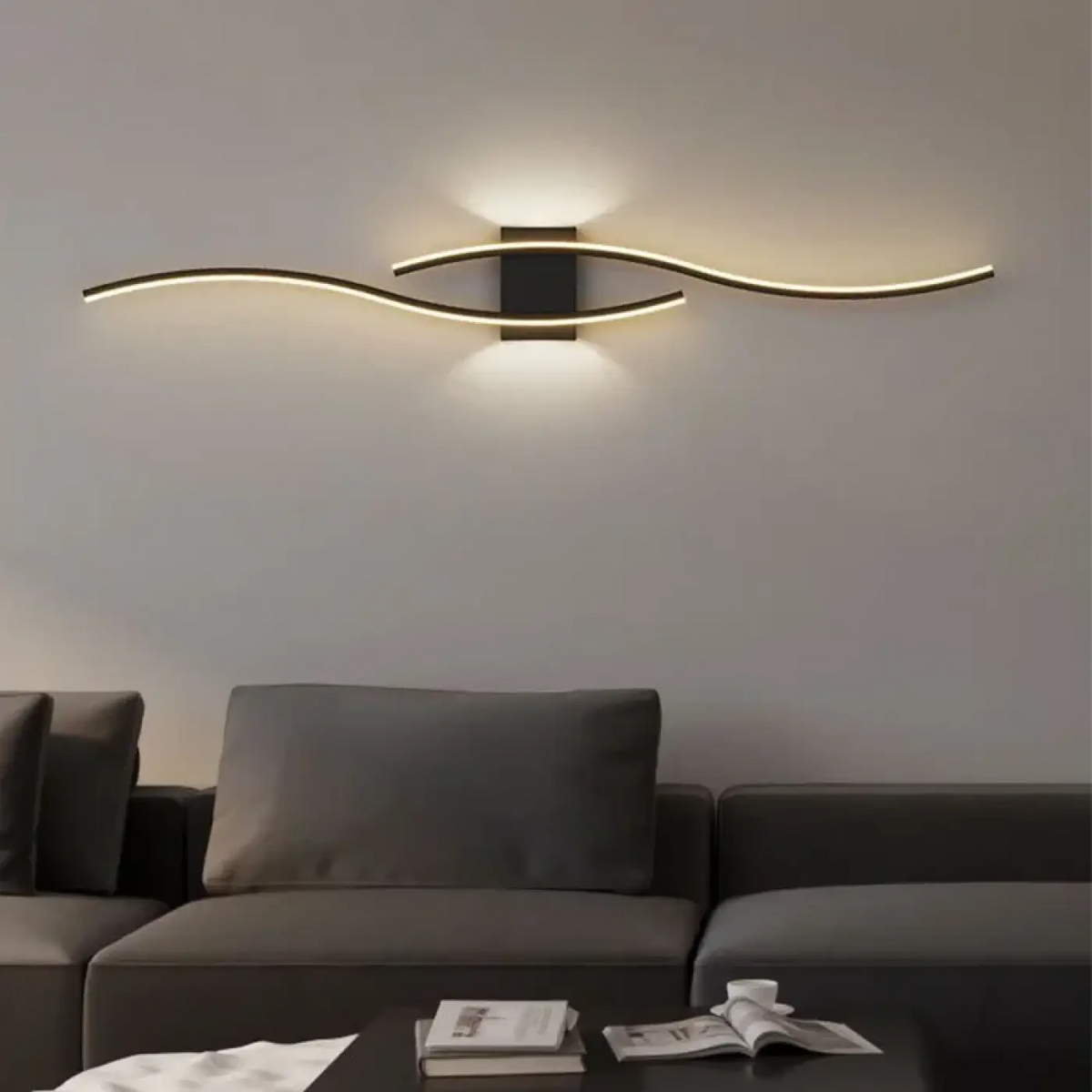 Applique Murale LED Double Vague Acrylique – Férel