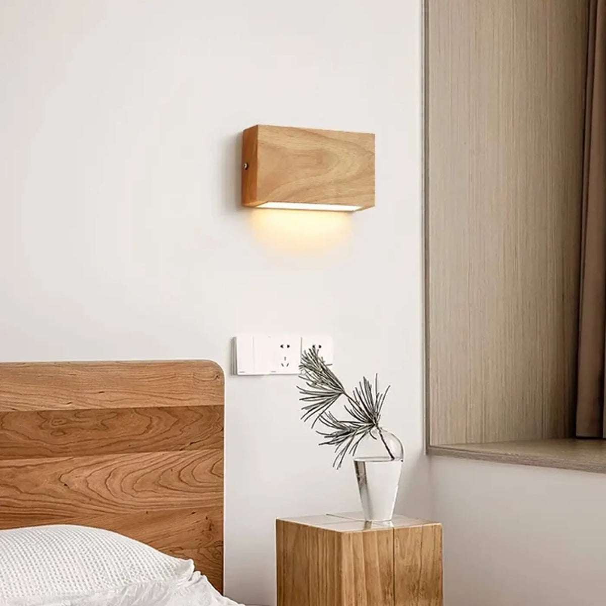 Applique Murale en Bois Rectangulaire – Rovia