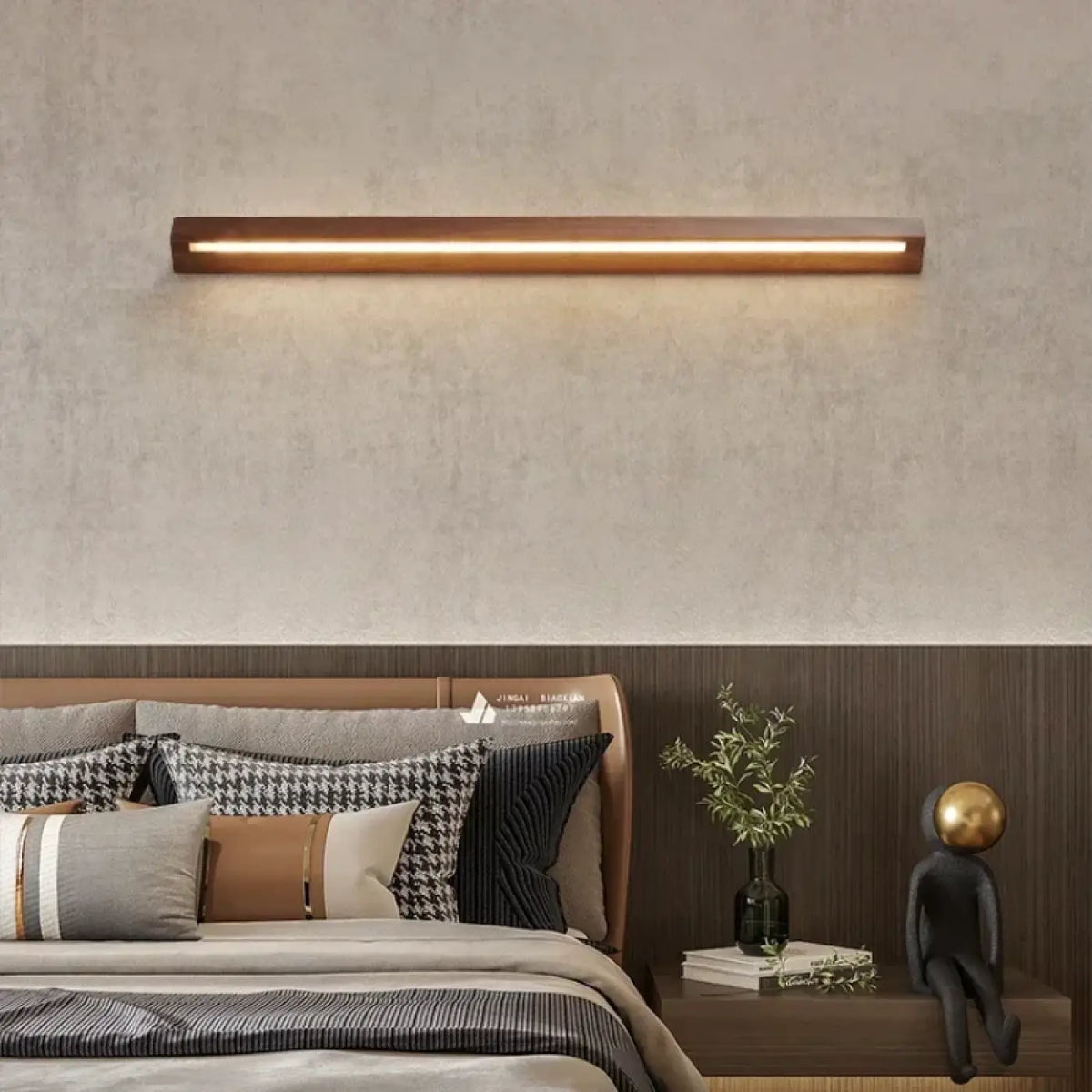 Applique Murale LED en Bois Scandinave – Fison