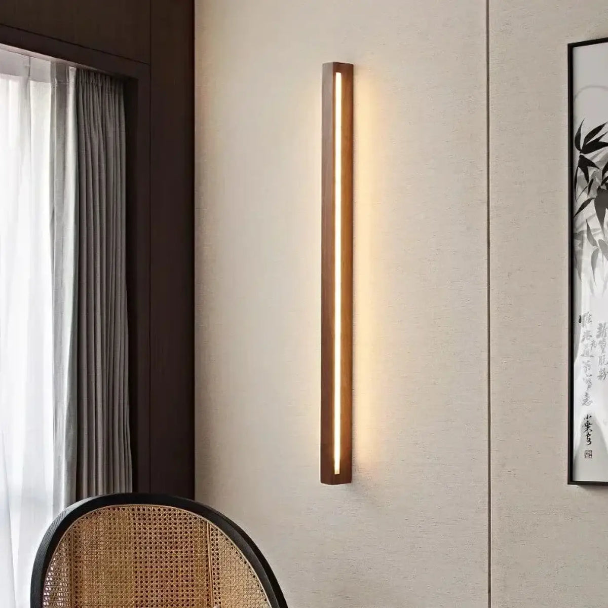 Applique Murale LED en Bois Scandinave – Fison