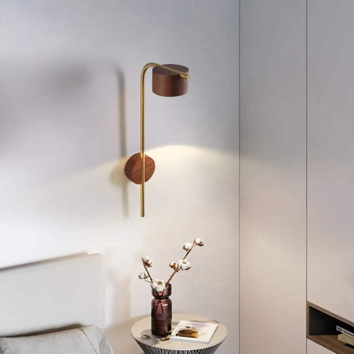 Applique Murale LED en Bois Orientable – Kélio