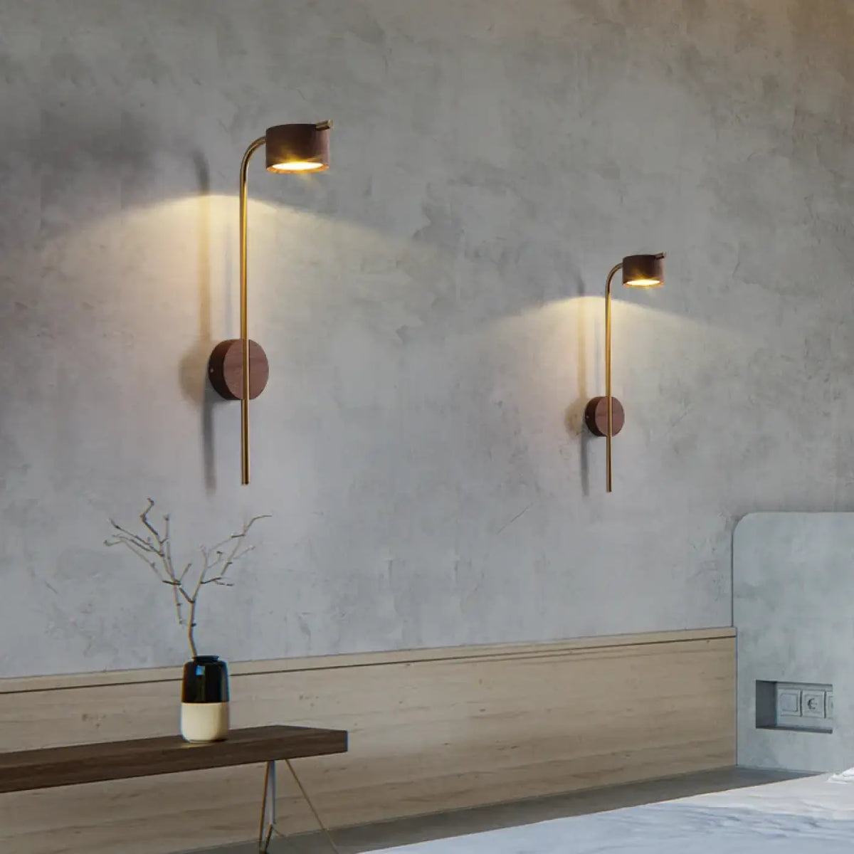 Applique Murale LED en Bois Orientable – Kélio