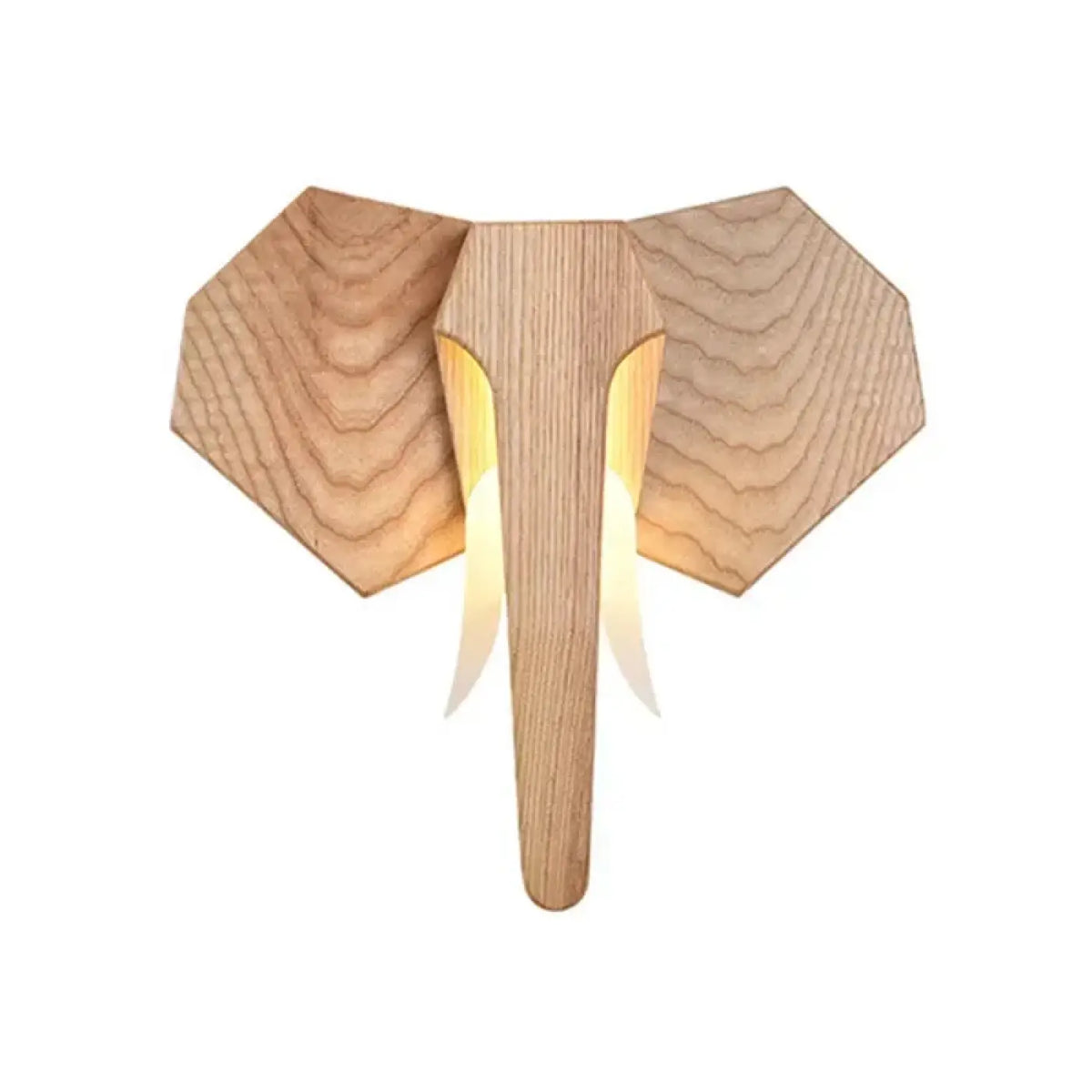Applique Murale Tête Sculptée en Bois – Janel
