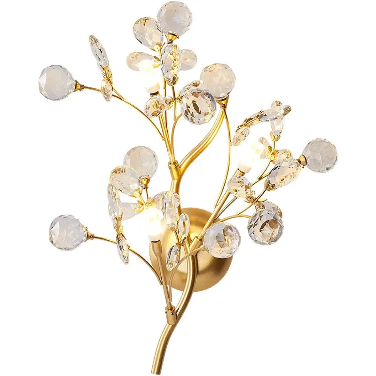 Applique Murale Bouquet de Fleurs Doré – Fomo