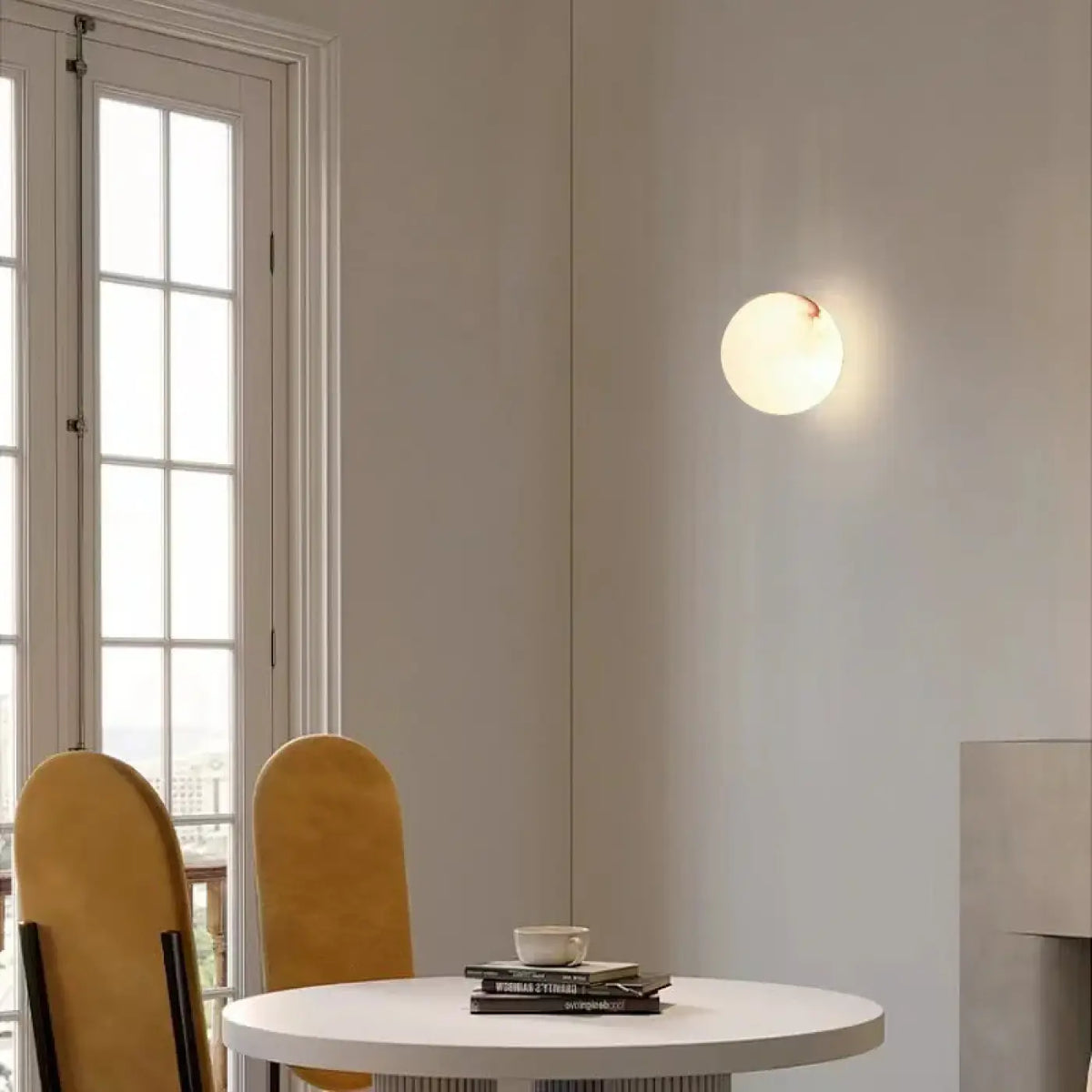 Applique Murale Sphère en Albâtre – Fanis