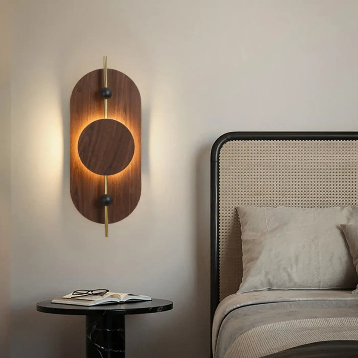 Applique Murale LED Bois et Métal – Lomane