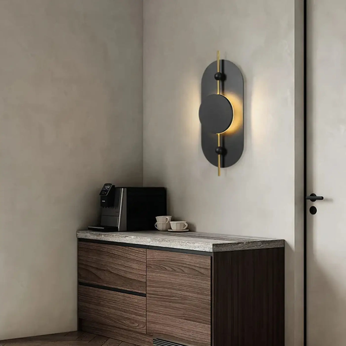 Applique Murale LED Bois et Métal – Lomane
