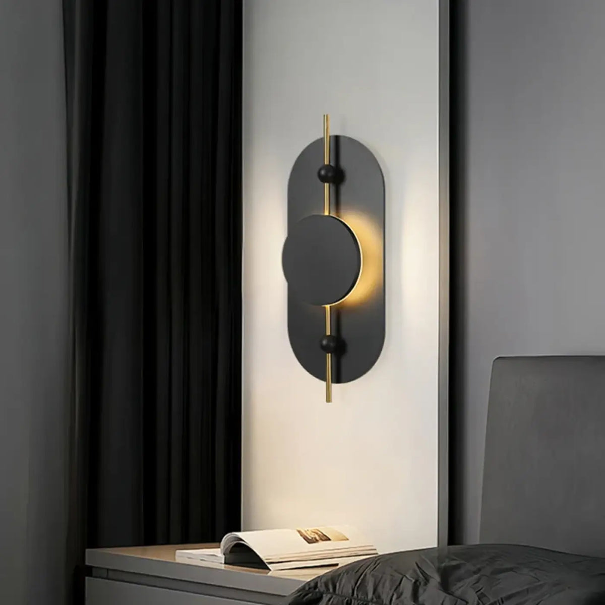 Applique Murale LED Bois et Métal – Lomane