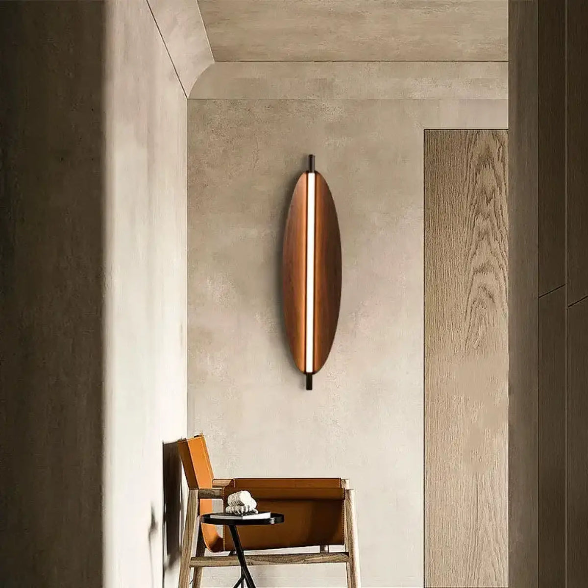 Applique Murale LED Verticale en Bois – Nirel