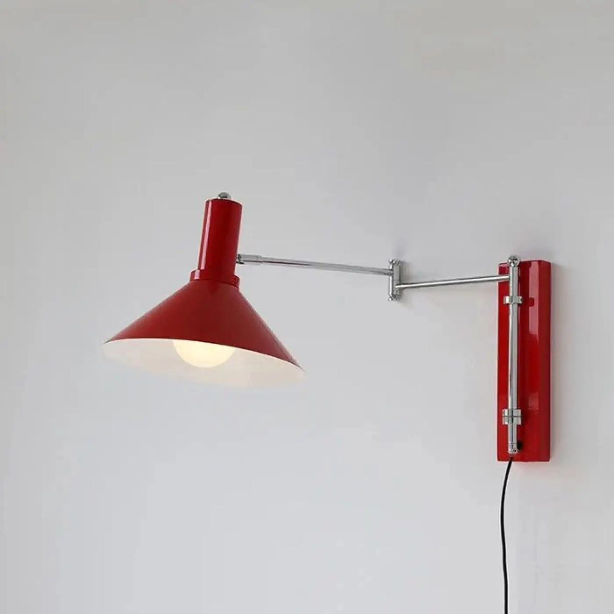 Applique Murale Bras Articulé Abat-jour Conique – Komane