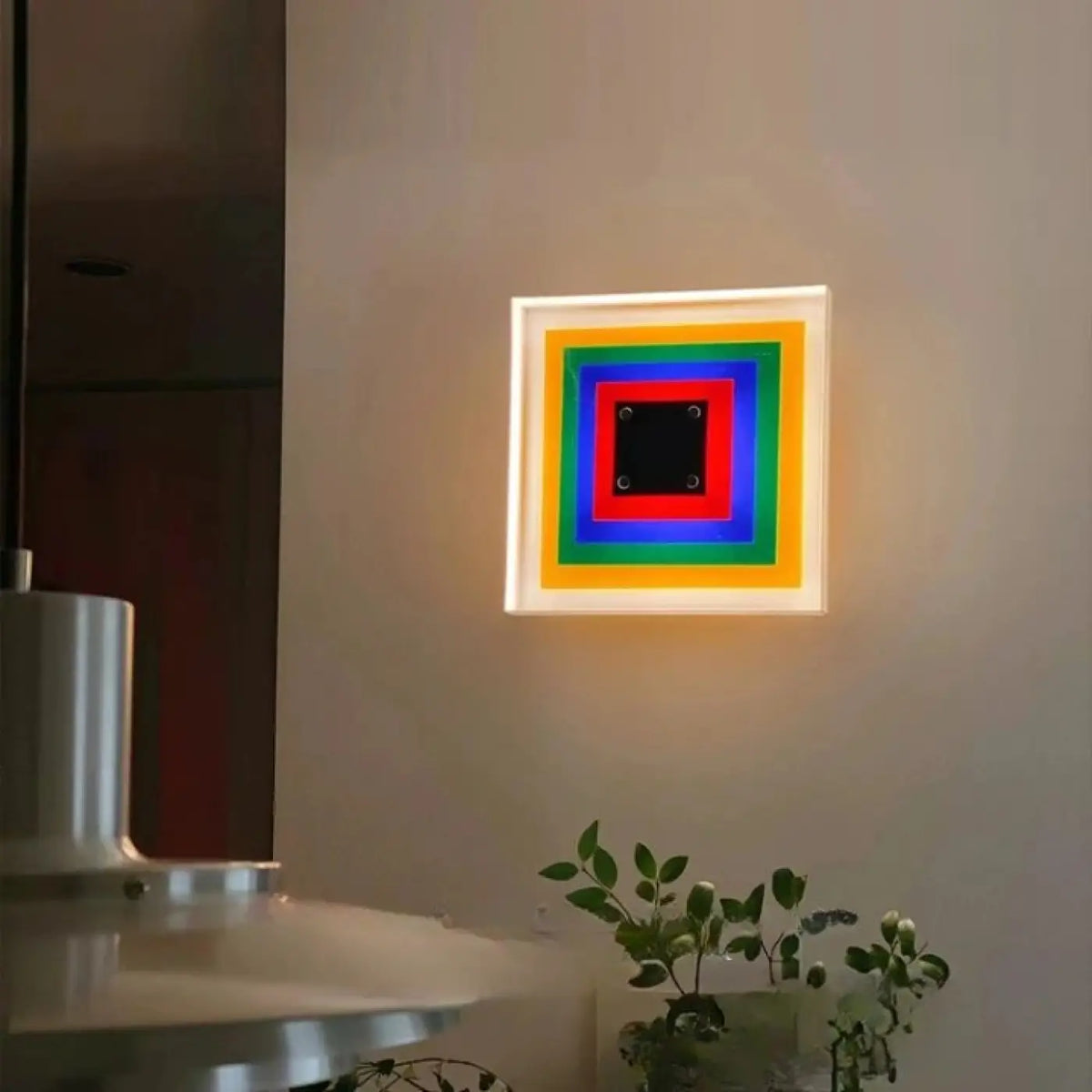 Applique Murale Carrée Superposition de Couleurs – Berelle