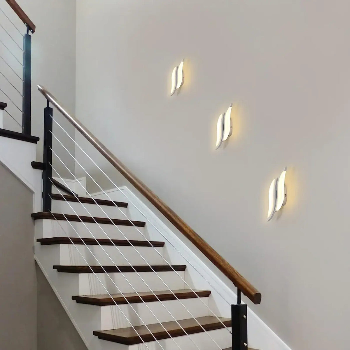 Applique Murale LED Blanche Contemporaine – Béron