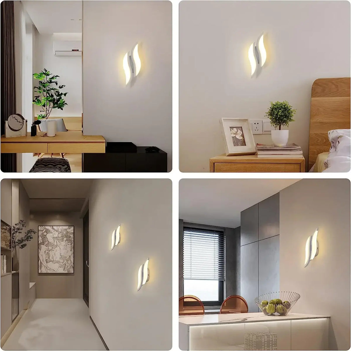 Applique Murale LED Blanche Contemporaine – Béron