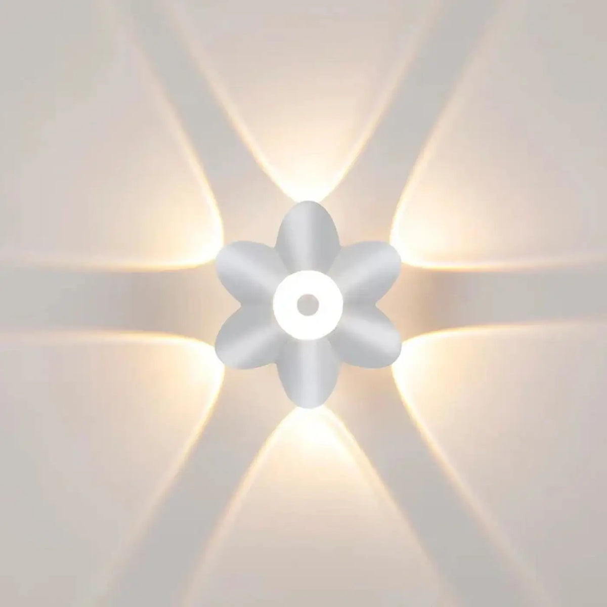 Applique Murale LED Fleur Blanche – Madon