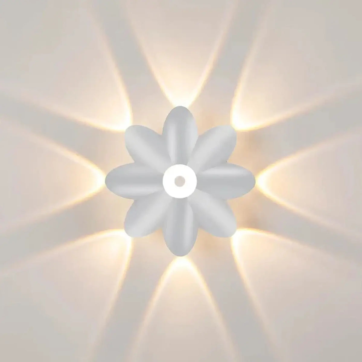Applique Murale LED Fleur Blanche – Madon
