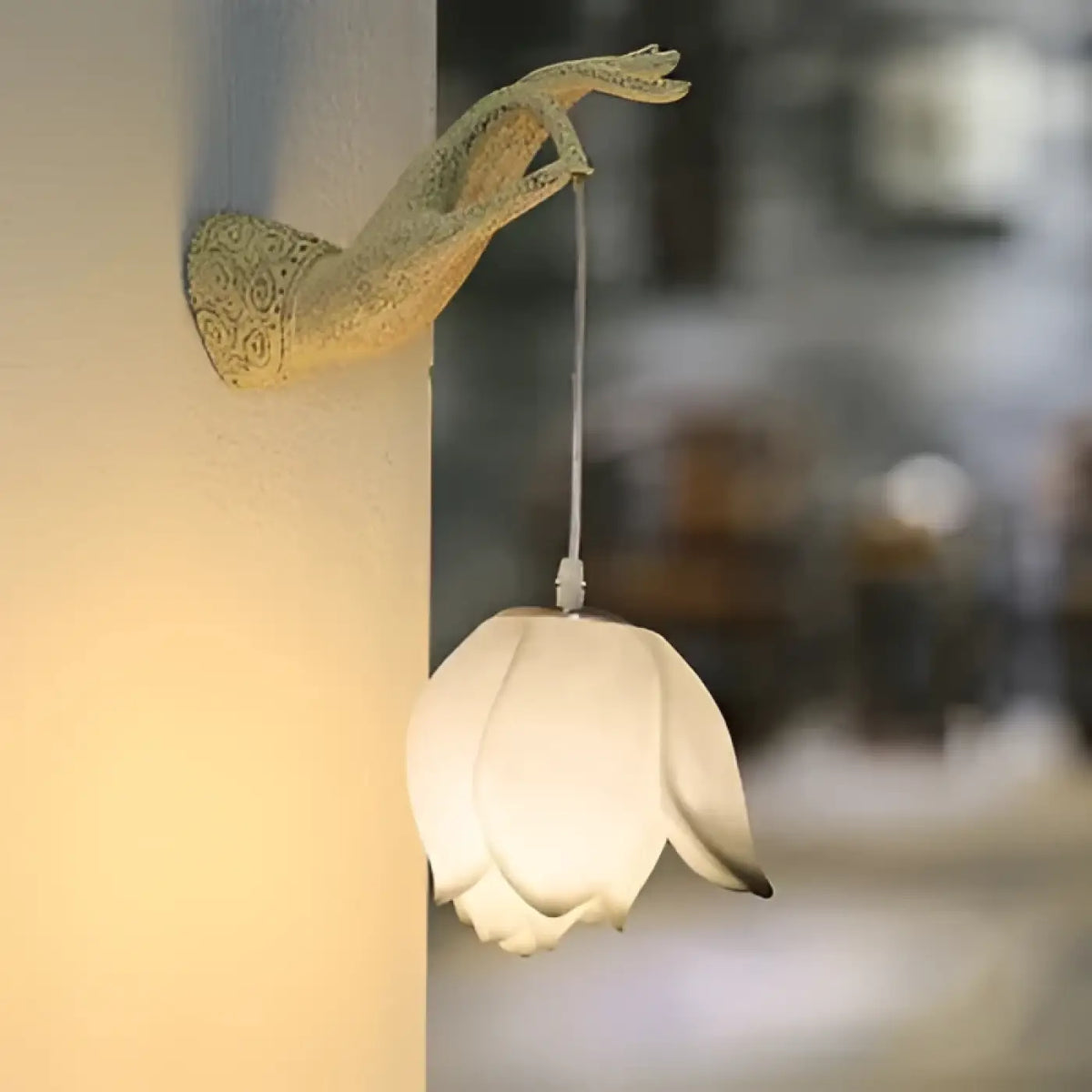 Applique Murale Florale Sculptée – Movan