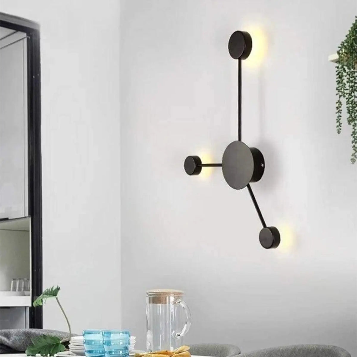 Applique Murale Noire Design – Noso