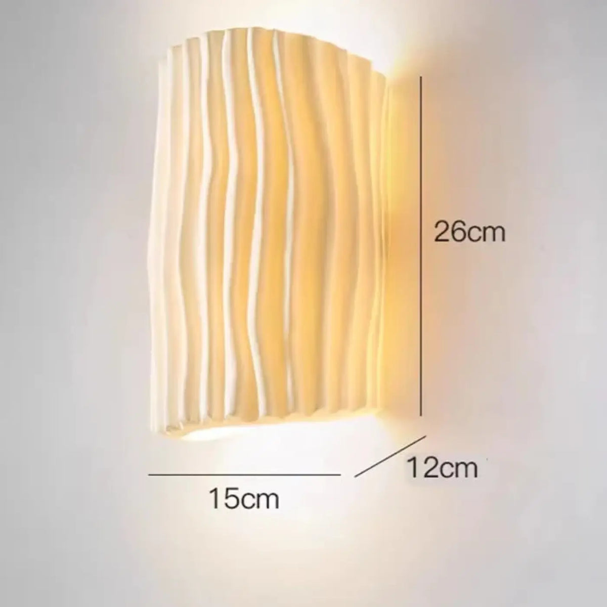 Applique Murale Plissée Design – Kédia