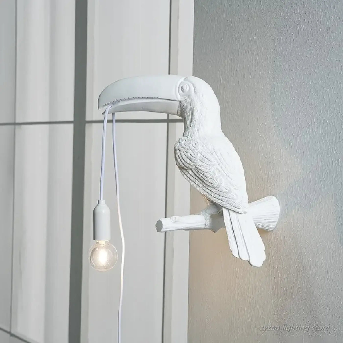 Applique Murale Toucan Ampoule Apparente – Sadelle