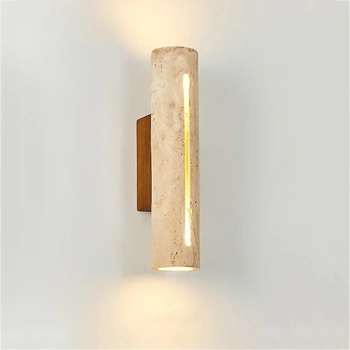 Applique Murale Verticale Verre Marbré – Inelle