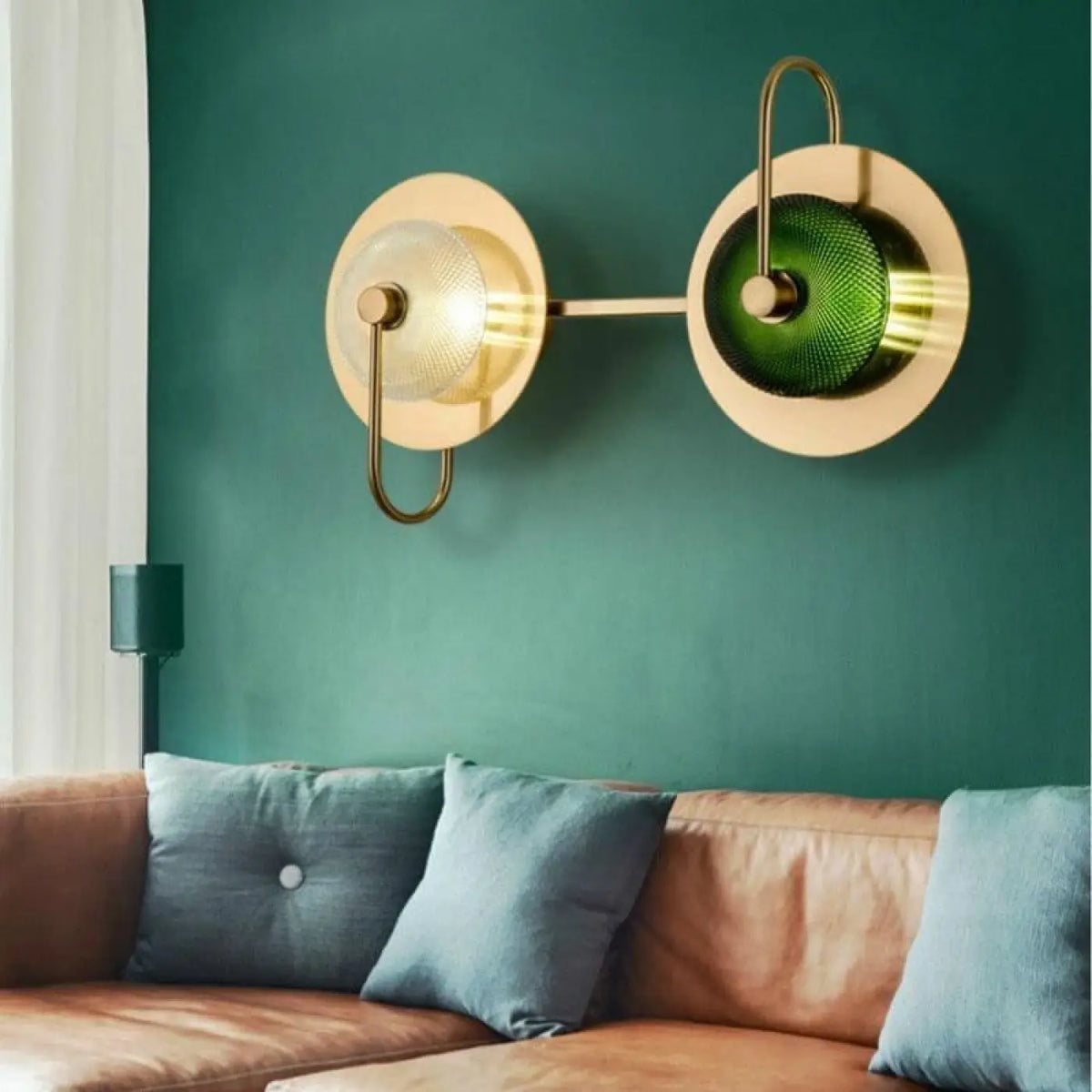 Applique Murale Dorée Épurée pour Chambre – Somine