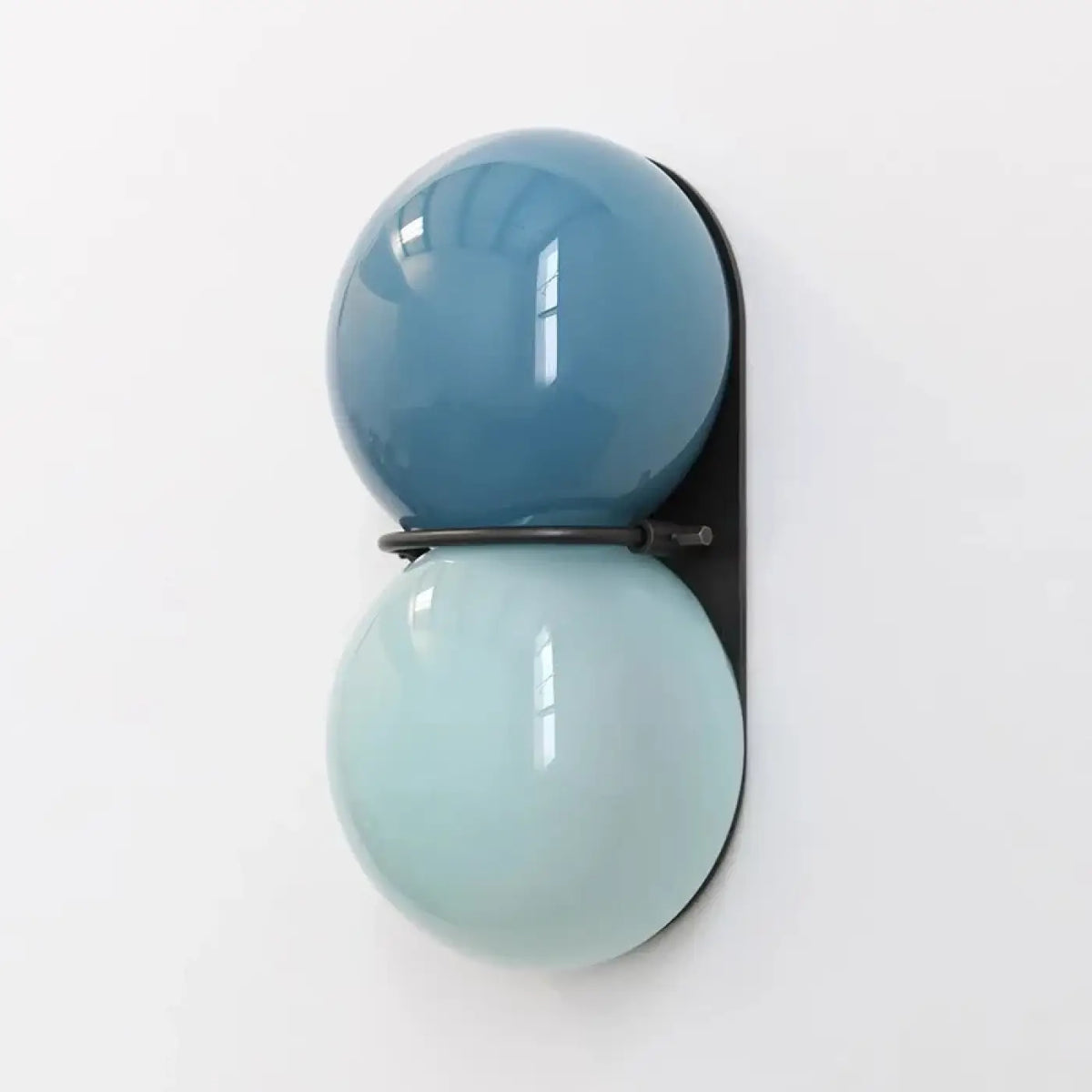 Applique Murale Double Boule en Verre – Badan
