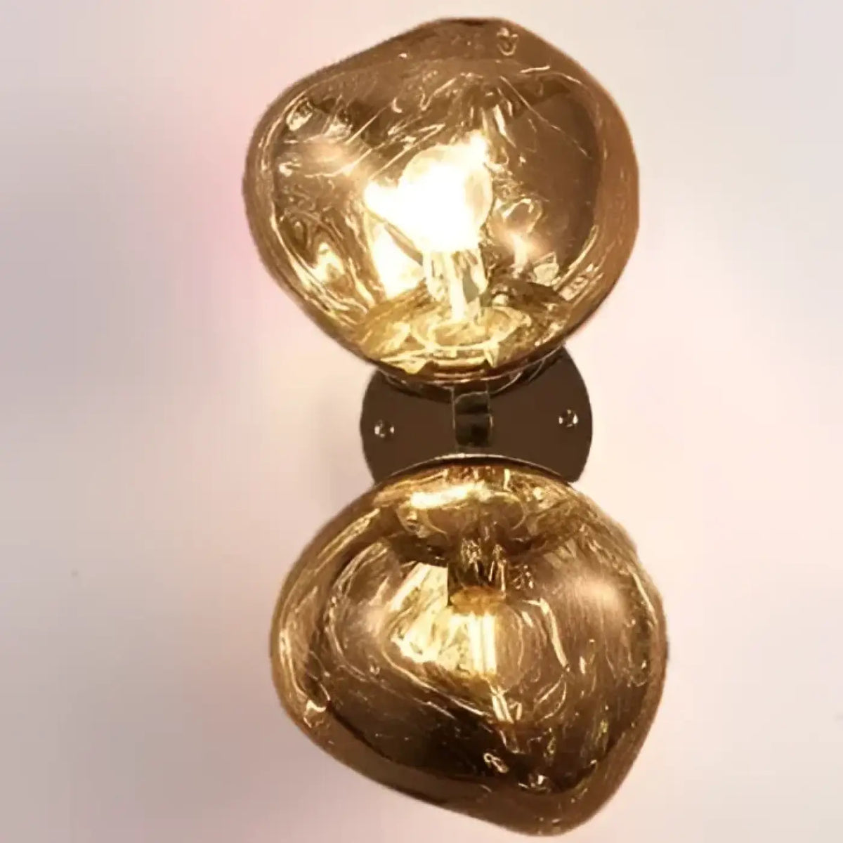 Applique Murale Double Globe Verre Soufflé – Ranine