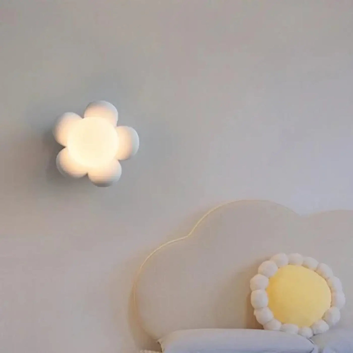 Applique Murale Enfant Fleur avec Globe – Révio