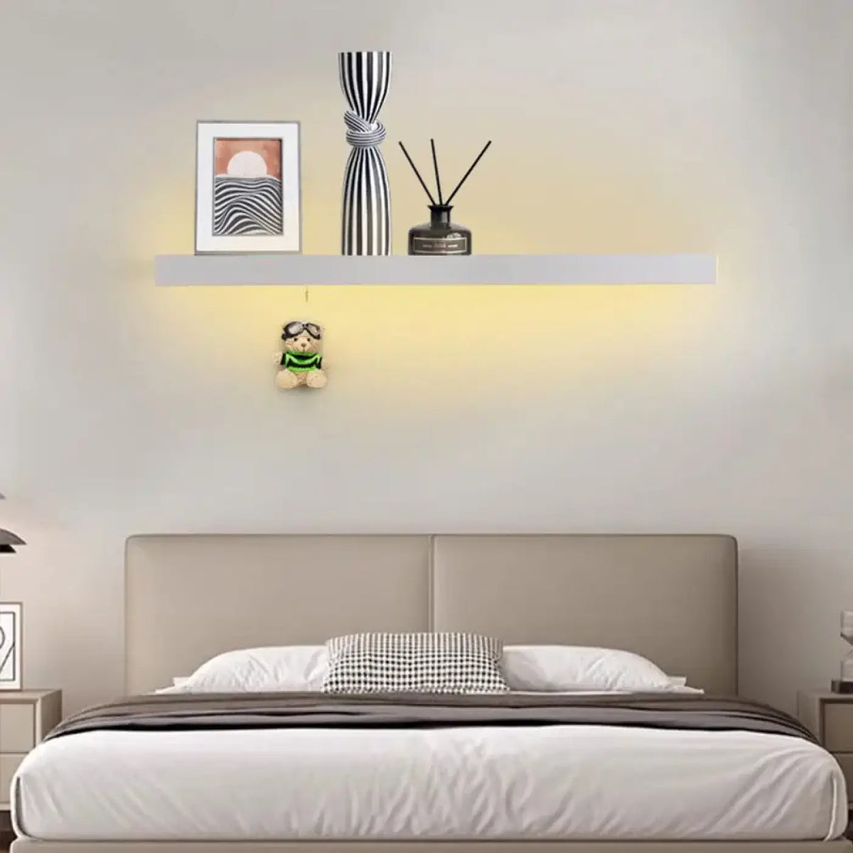 Applique Murale Étagère LED – Démine