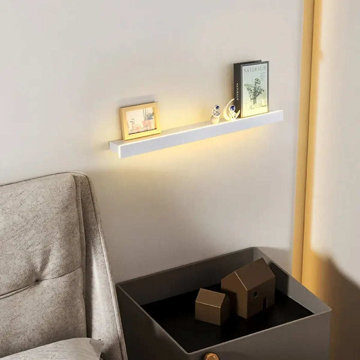 Applique Murale Étagère LED – Démine