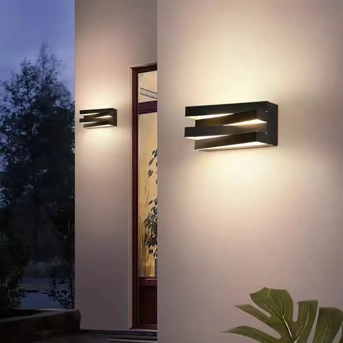 Applique Murale Extérieure LED Superposée – Fania