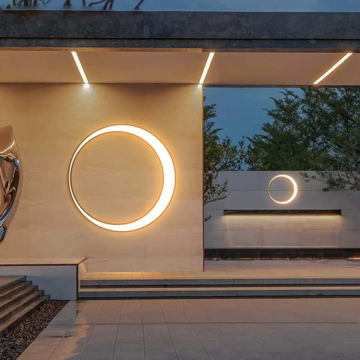 Applique Murale Extérieure Éclipse de Lune – Tirine