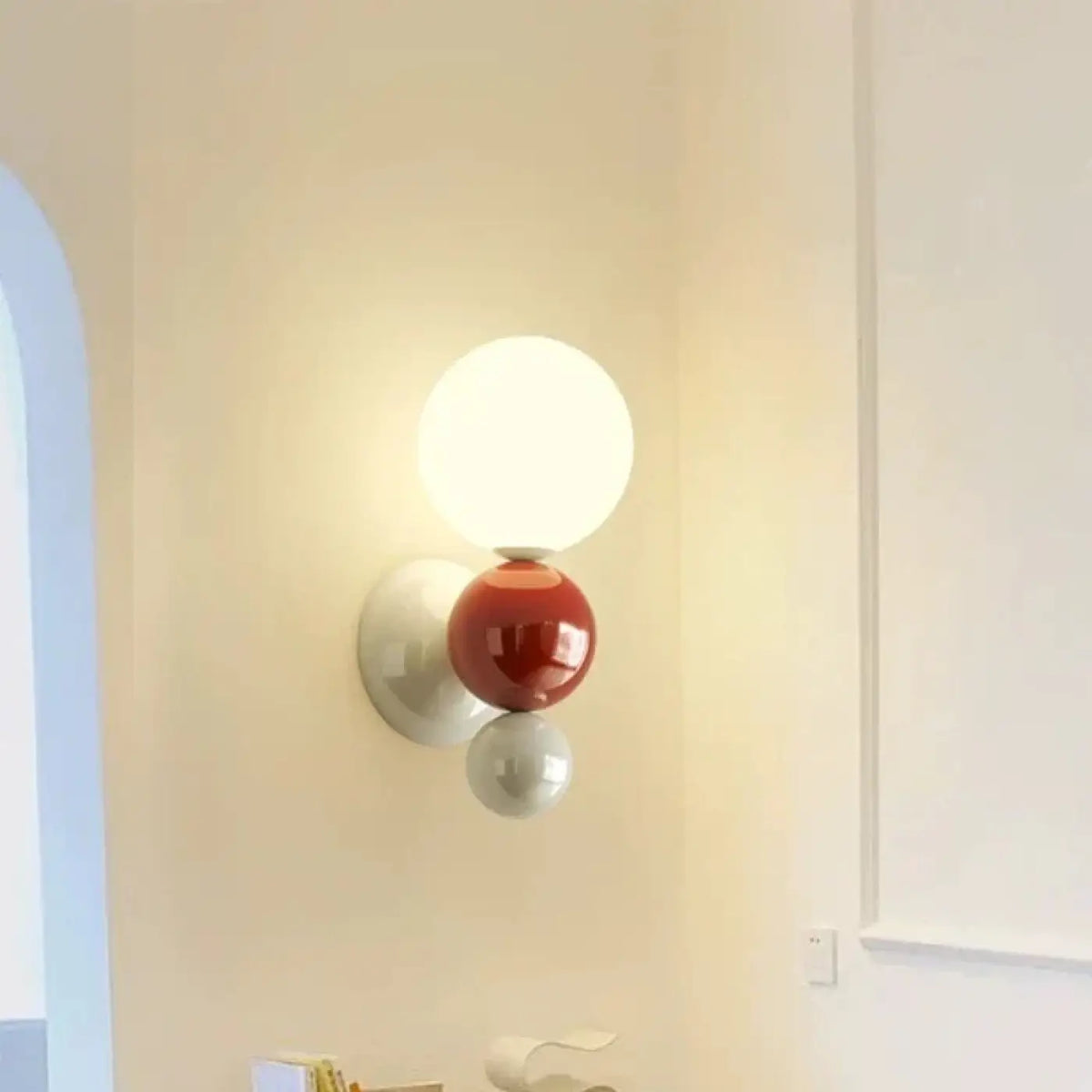 Applique Murale LED en Fer Blanc – Vadan