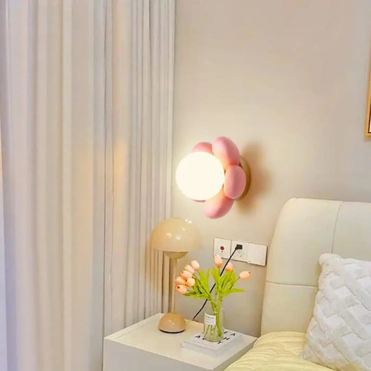 Applique Murale Fleur Chambre de Fille – Bévio